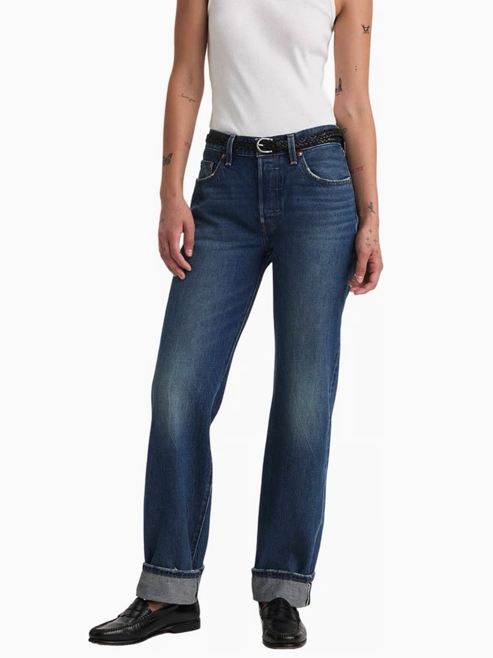 Levi’s 501 ’90s Selvedge Jeans Women’s 25x30 Medium Indigo Worn In NWT